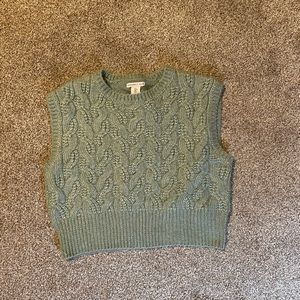 Sincerely Jules sage green sweater vest